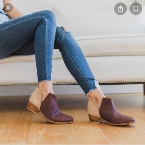 Root collective lee boots in merlot
